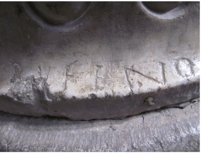 Fig. 10. Roma, Santa Sabina: iscrizione di Rufenus (foto dell’Autore). 