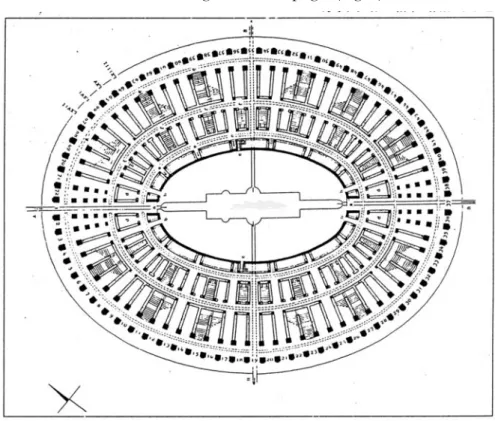 Fig. 1. Planimetria dell’Arena (da G OLVIN  1988). 