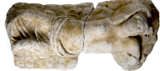 Fig. 14. Statuetta di ninfa, MAVr, n. inv. 30713, dall’alto (foto G. Stradiotto). 