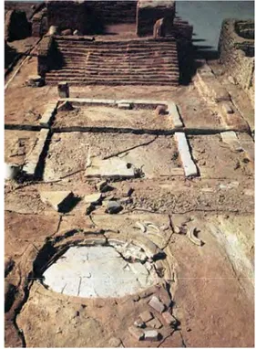 Fig. 3. Ostia Antica. Costruzione, 1971-72. Costruzione in terracotta, 