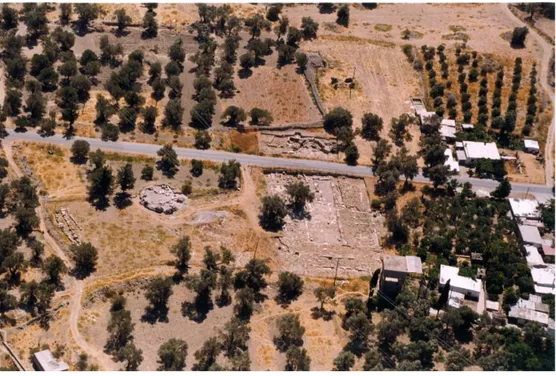 Fig. 1.  L’area della cattedrale durante le prime indagini archeologiche. 