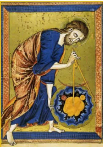 Fig. 6: Miniatura francese, 1220 ca., Bibbia nella  Österreichische Nationalbibliothek di Vienna 