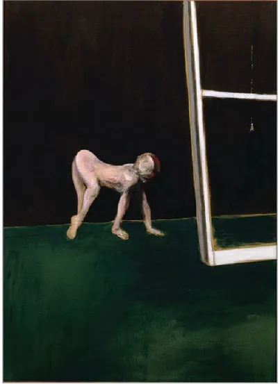 Figure 2: Francis Bacon, Paralytic Child Walking on All Fours  (after Muybridge), 1961