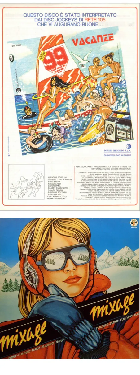 Fig. 1 – Pubblicità di  compilation mixata,  «Musica e dischi»,   luglio-agosto 1983. Fig