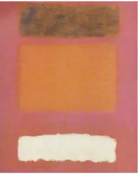 Figura 3.  Martk Rothko, Rojo, blanco y marrón  (1977)