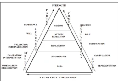 Figura 5 – Knowledge triangle (Kakabadse; Kakabadse; Kouzm, 2003; cfr. nota 42)