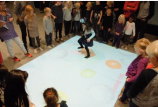 Figura 6 – Il pavimento interattivo a Dokk1 è usato per l’apprendimento e il gioco
