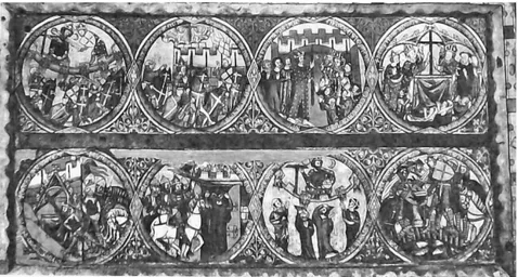 Fig. 9. Paliotto di Nedstryn con Storie di Eraclio   (Bergen, Museo dell’Università) 