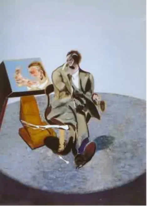 Fig.  4.  Bacon  F.,  Studio  di  George  Dyer allo specchio, 1968, Museo  Thys-sen Bornemisza, Madrid