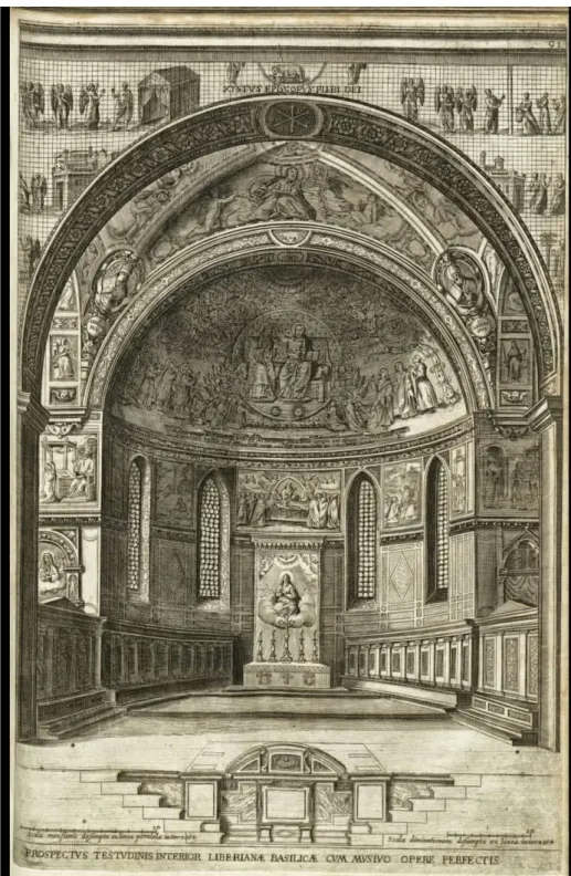 Fig. 4.  Paolo de Angelis, Interior of Santa Maria Maggiore in Rome, 1621