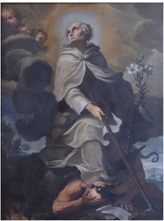 Fig. 1.  Giacinto Boccanera, San Bevignate (Olio su tela), Perugia, Palazzo Vescovile