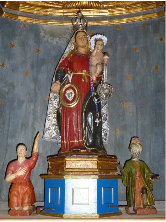 Fig. 9.  Madonna d’Itria, XVII secolo, Sanluri, Chiesa di Nostra Signora delle Grazie