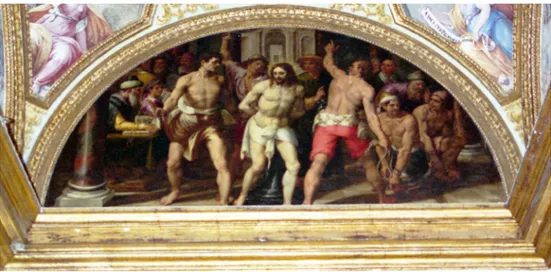 Fig. 3.  Ippolito Borghese, Flagellazione di Cristo, Napoli, Certosa di San Martino