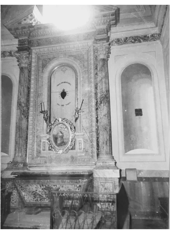 Fig. 5.  Filippo Bellini (?), Numana, già chiesa del Santissimo Crocifisso, altare sinistro, sec