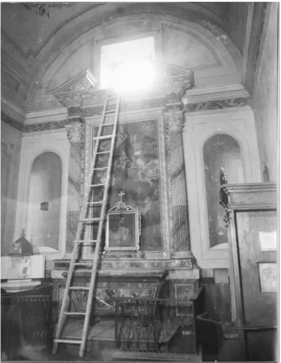 Fig. 6.  Filippo Bellini (?), Numana, già chiesa del Santissimo Crocifisso, altare destro, sec