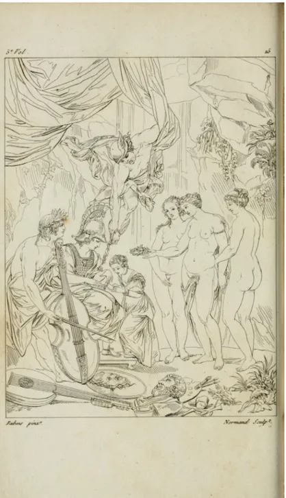 Fig. 8.  Charles-Pierre-Joseph  Normand,  planche  25,  «Annales  du  Musée  et  de  l’école  moderne des beaux-arts», vol
