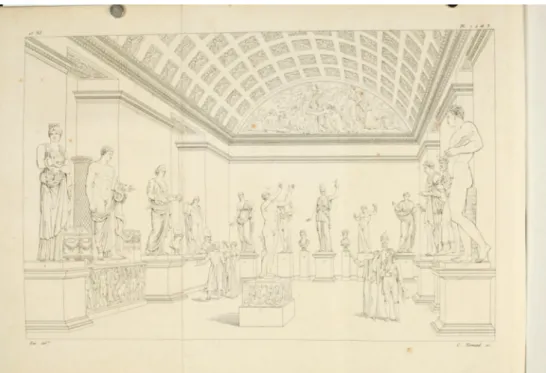Fig. 10.  Charles-Pierre-Joseph Normand, planches 1-2-3, «Annales du Musée et de l’école  moderne des beaux-arts», vol