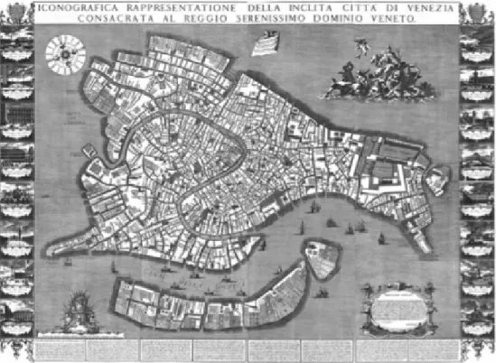 Fig. 1.  Pianta di Venezia di Ludovico Ughi, 1729, &lt;http://www.iuav.it/Ricerca1/ATTIVITA-/