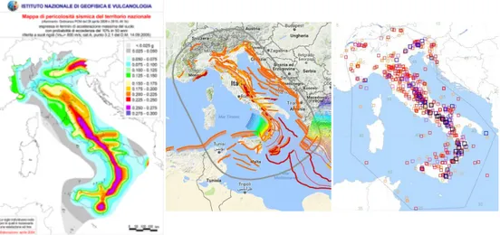 Fig. 2. The Inland area of the Monti Dauni and its confines: hydro-orographic reconstruction  and location of the 29 historic centers (drawn up by the author)