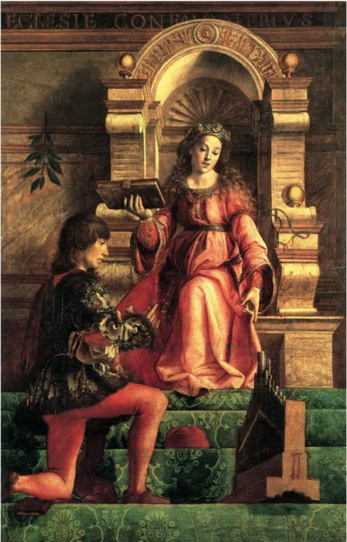 Fig. 3. Pedro Berruguete, Allegoria della Musica, Londra, National Gallery