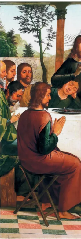 Fig.  11.  Juan  De  Borgoña,  Ultima  cena,  Trittico  Salcedo  (part.),  Toledo,  Museo  della  Cattedrale