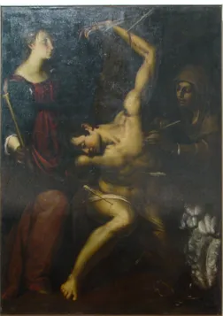 Fig. 2. Benigno Vangelini, San Sebastiano e la pia Irene, Fermo, Pinacoteca Civica