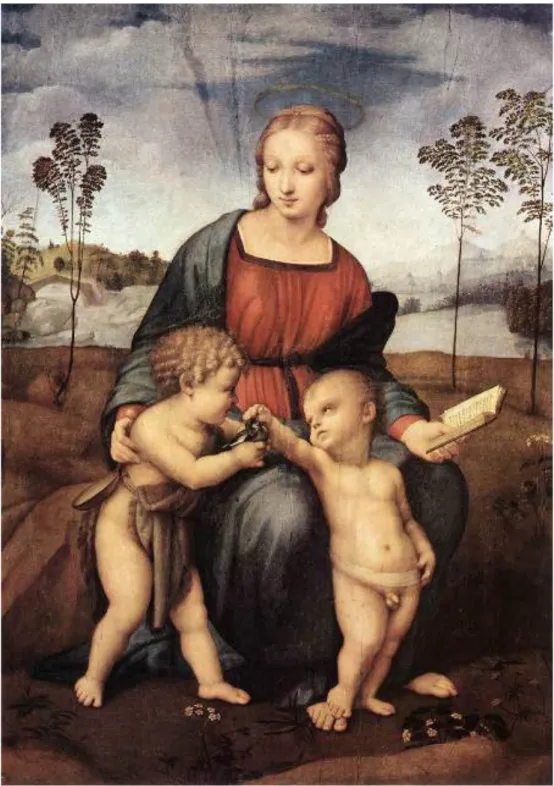 Fig. 7. Raffello Sanzio, Madonna del cardellino, Firenze, Galleria degli Uffizi, 1507