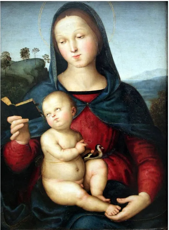 Fig. 8. Raffaello Sanzio, Madonna col Bambino (Madonna Solly), Berlino, Gemäldegalerie,  1502 ca.