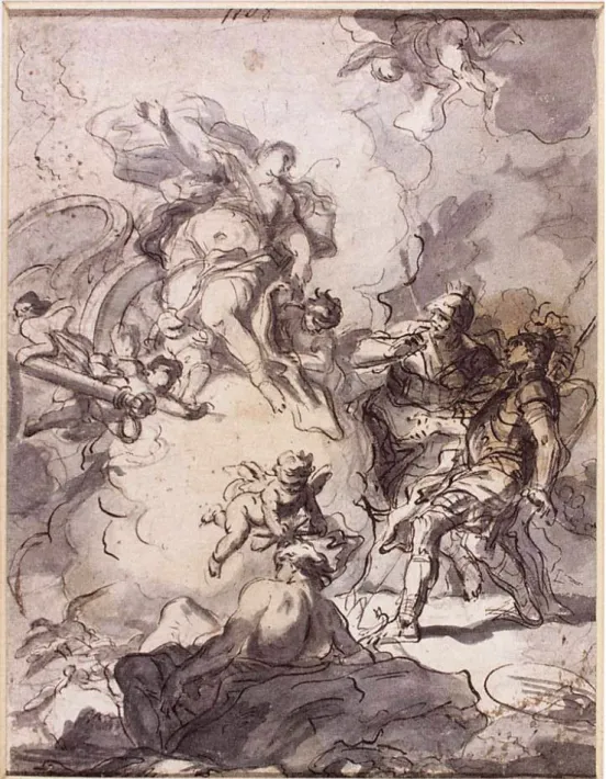 Fig. 5. Paolo De Matteis ?, Venere che offre le armi a Enea, Bayonne, Musée Bonnat