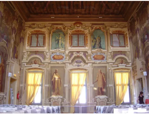 Fig. 4. Sala del trono, Brignano Gera d’Adda (Bergamo), palazzo Visconti
