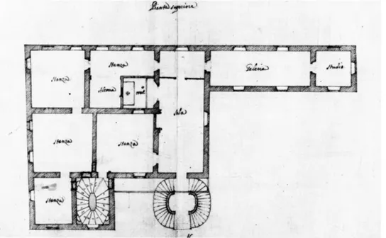 Fig.  8.  Gerolamo  Quadrio,  progetto  della  villa  Aliprandi  al  Casletto  (Monza),  Milano,  Archivio di Stato