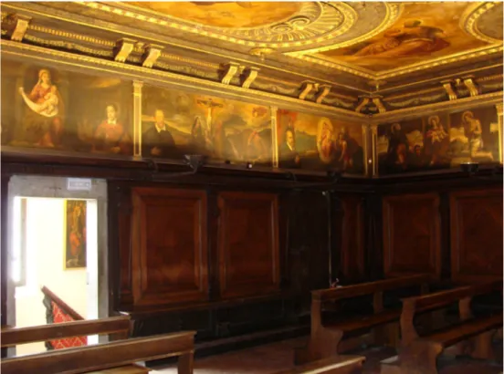 Fig. 3. Scuola Dalmata dei SS. Giorgio e Trifone, view of the sala superiore