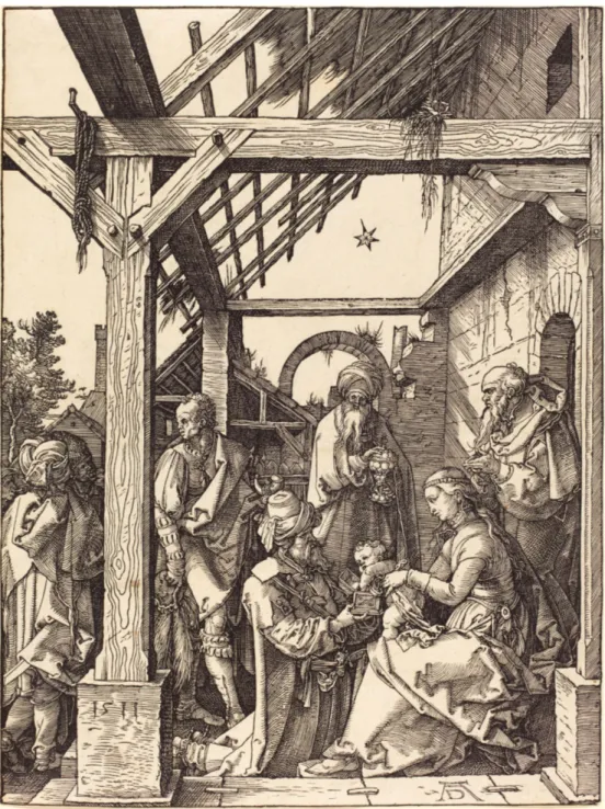 Fig. 2. Albrecht Dürer, Adoration of the Magi, woodcut, c. 1509-1511