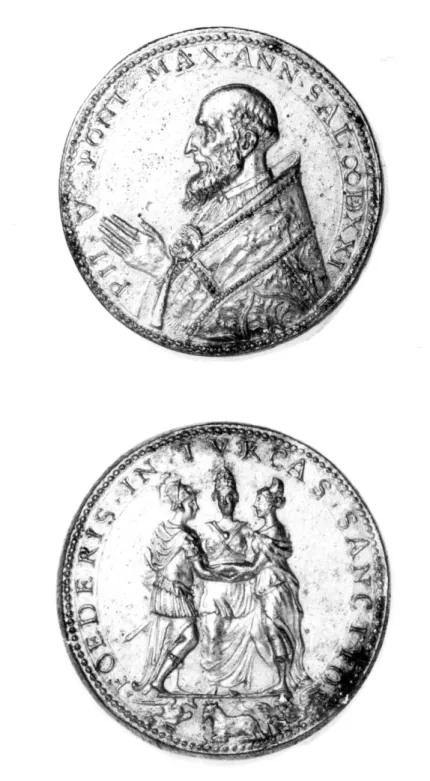 Fig.  2.  Giovanni  Antonio  de’  Rossi,  Medals  of  Pius  V,  London,  British  Museum