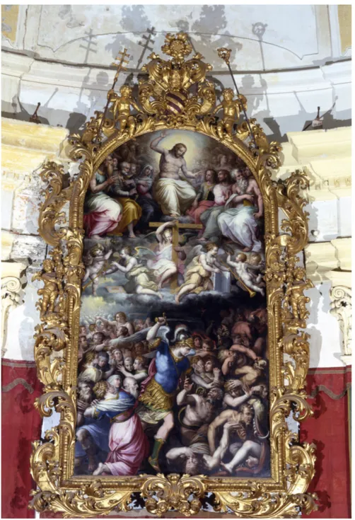Fig. 9. Giorgio Vasari, Last Judgment, Bosco, church of Santa Croce