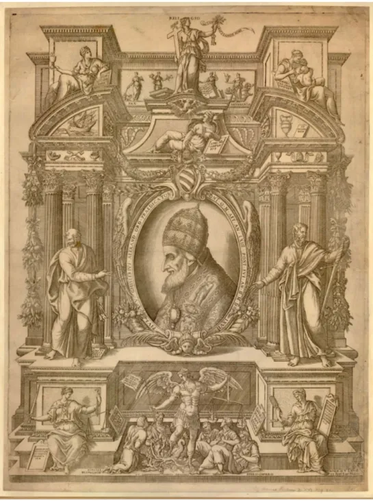 Fig.  10.  Celebration  of  pope  Pius  V,  print,  London,  British  Museum.  Photo:  ©  British  Museum, London