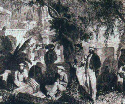 Fig. 1. Incisioni del Voyage au Cambodge di L. Delaporte (1880)