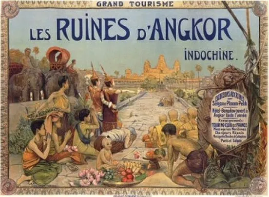 Fig. 20. Manifesto turistico (1911-12) Les Ruines d’Angkor di G. Groslier
