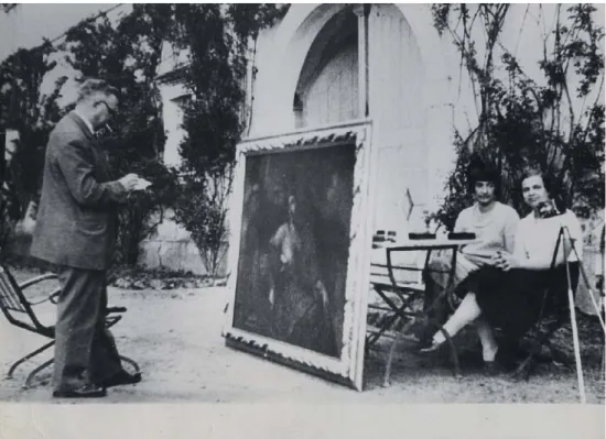 Fig. 8. Artur Schneider during the listing and photographing of Croatia’s artistic heritage,  1939 (photo Strossmayer Gallery)
