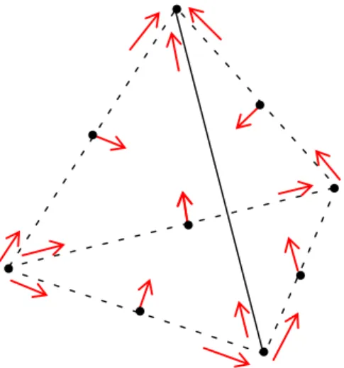Figure 1.23. Tétraèdre issu du maillage à éléments finis