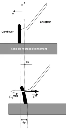 Table de micropositionnement Cantilever 
