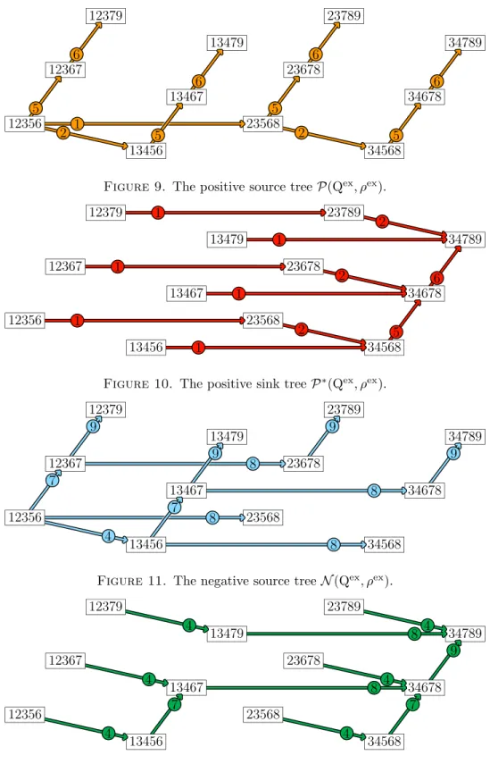 Figure 9. The positive source tree P(Q ex , ρ ex ).