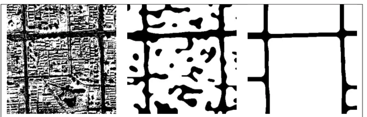 Figure 3.3. Experiment on Figure 1(a) at level 3 (size: 320 × 320, road width 