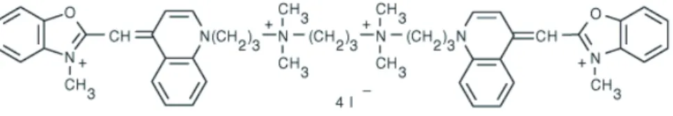 Fig. 2.1 – Structure chimique du YOYO-1.