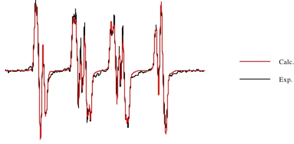 Figure 3-6 : Spectre RPE de ESP-CO 2 - (Tampon phosphate pH 5,8)