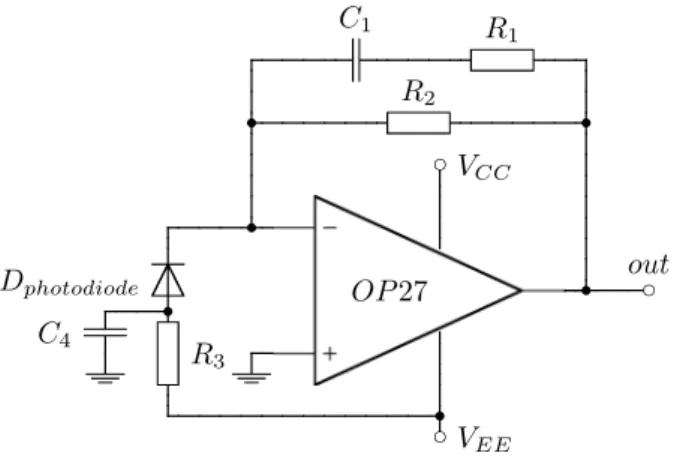 Fig. 2.14 – Circuit du détecteur.