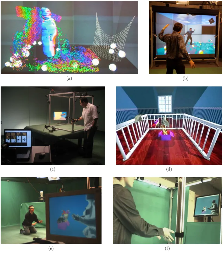 Figure 7: [two columns width] Various versions of 3D modeling based VR applications (2005- (2005-2008)