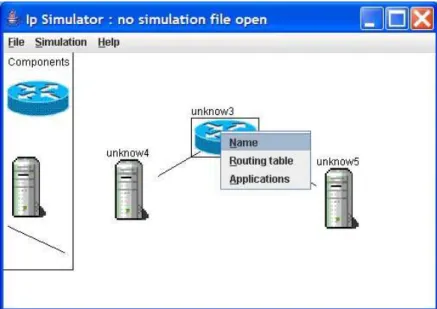 Figure 2: Node network menu