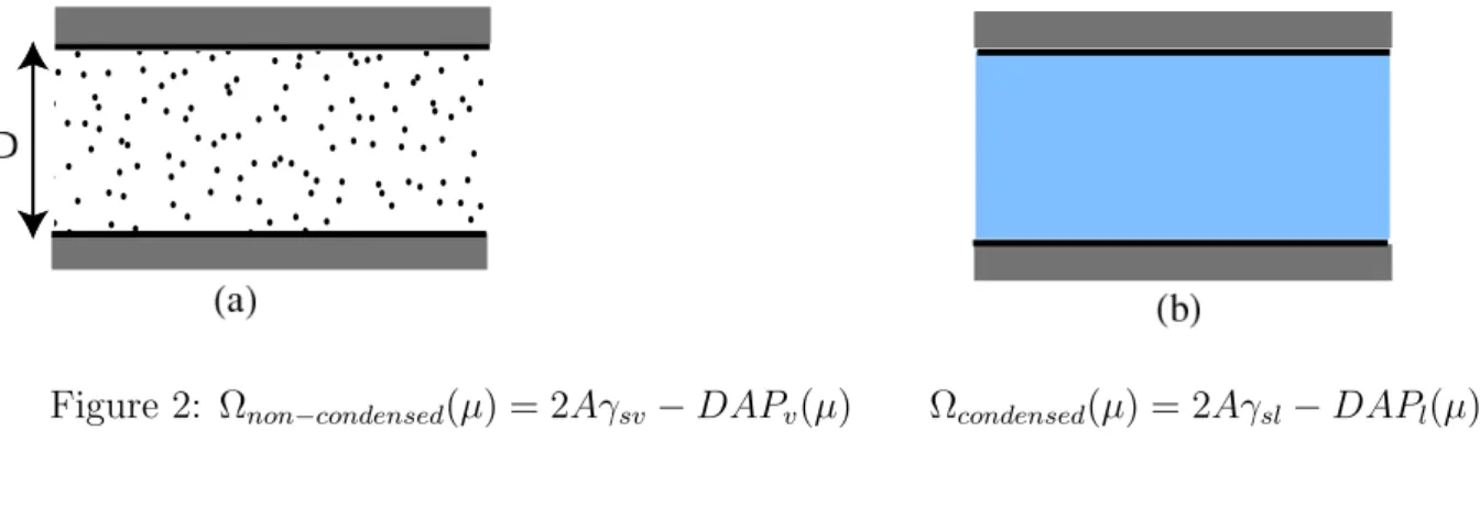 Figure 2: Ω non − condensed (µ) = 2Aγ sv − DAP v (µ) Ω condensed (µ) = 2Aγ sl − DAP l (µ)