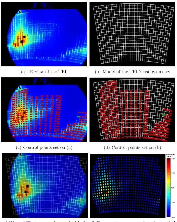 Figure 4: Using wolff for temperature cartography of the Tore Supra’s TPL tiles without deleterious waffle effect.